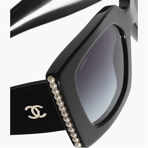 chanel black sunglasses with pearls|discount chanel sunglasses online.